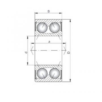 ISO 3201-2RS Rolamentos de esferas de contacto angular