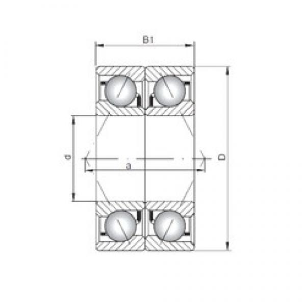 ISO 7001 CDB Rolamentos de esferas de contacto angular #5 image