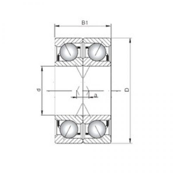 ISO 7000 ADF Rolamentos de esferas de contacto angular #5 image