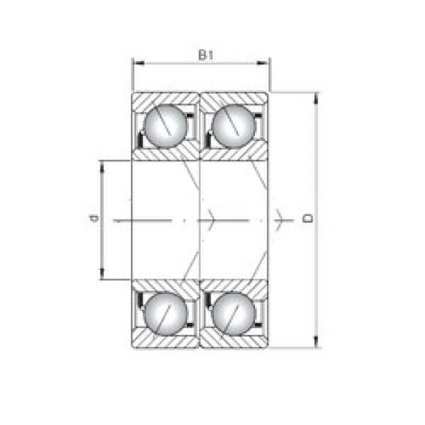 ISO 7007 CDT Rolamentos de esferas de contacto angular #5 image
